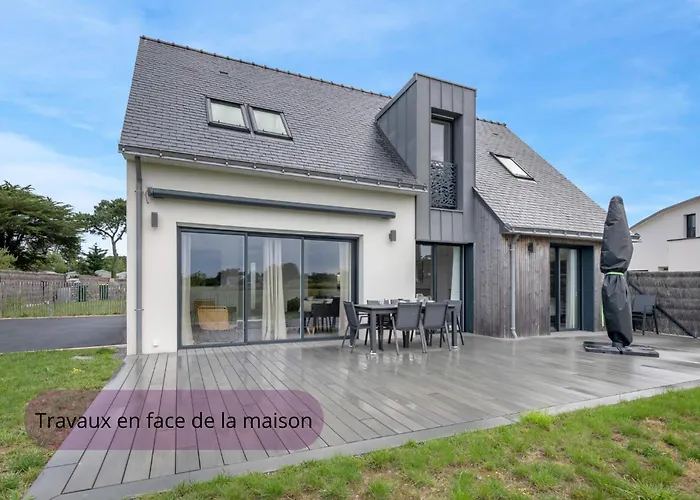 A 650m Du Bord De Mer, Belle Maison Neuve Pour 8 Dom wakacyjny *